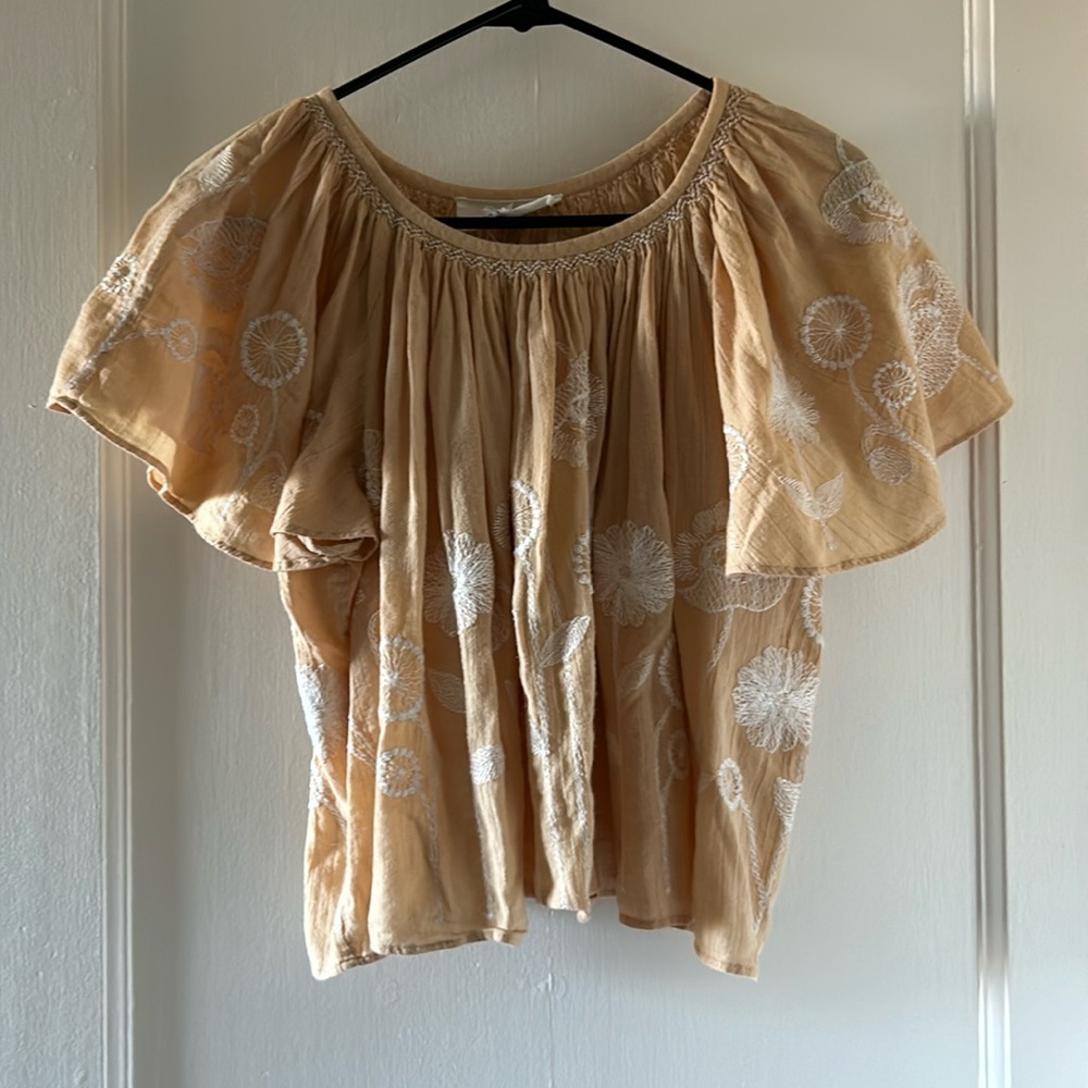 THE GREAT Floral Blouse